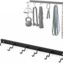 Cable Attachment Storage Rack, LAT Pulldown Bar Holder, Home Gym Organizer for Cable Handles and Attachments