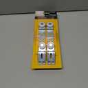 2 x Prime-Line N 7532 Sliding Closet Door Roller Kit, 1 in. Wheel Diameter, Convex (Round) Edge Plastic, Stamped Steel Construction, Includes 1/4 and 3/4 in. Offset Pairs (2 Pack)