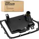 62TE Automatic Transmission Filter Kit with Gasket - Compatible with Dodge Grand Caravan 2008-2020, Journey, Avenger, Chrysler Town & Country, 200, Ram ProMaster Replaces 68018555AA 05078555AA FT1240