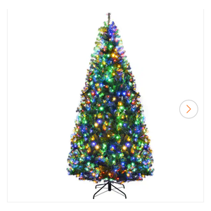 7 ft. Pre-Lit Artificial Christmas Tree with 500 LED Lights