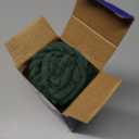 MIULEE Decorative Throw Pillow Covers for Couch Bed Livingroom 18x18 Inch Set of 2 Dark Green Boho Accent Throw Pllows Broadside Striped Patchwork Soft Corduroy Pillowcases