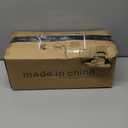 Farmhouse Bathroom Vanity Light Fixtures, Rustic 3-Light Wood Vanity Lights for Bathroom, Vintage Black Wall Sconces Lighting, Light fixtures Over Mirror, with Glass Shade