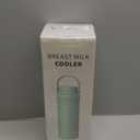 Xaproo 22oz Breast Milk Cooler Bottle, Breastmilk Cooler with 360 Cooling for 24 Hours, Portable Milk Chiller for Breastmilk with 2pcs Baby Bottles, Breast Milk Storage Bags for Baby, BPA-Free (Green)