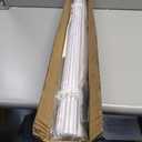 UNISHADES No Drill Top Down Bottom Up Roman Shades for Windows, 28" W x 64" H, Natural