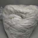 Bedsure Fluffy Duvet Cover Set - Ultra Soft Plush Shaggy Comforter Cover Queen Size, Warm Flannel Fleece Bed Sets for Winter, 3 Pieces (Striped Pattern, Coconut White) (Queen (90" x 90"))