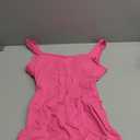 YEOREO One Piece Workout Jumpsuits for Women Backless Tummy Control Sleeveless Jumpsuits Lizvette V Back Scrunch Yoga Romper (Medium, Rose Red)