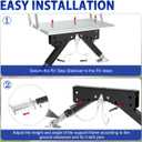 RV Step Stabilizer Kit for Travel Trailers/5th Wheels/Motorhomes, Camper Steps RV Step Support, Height Ranges from 2.8" to 11.4"
