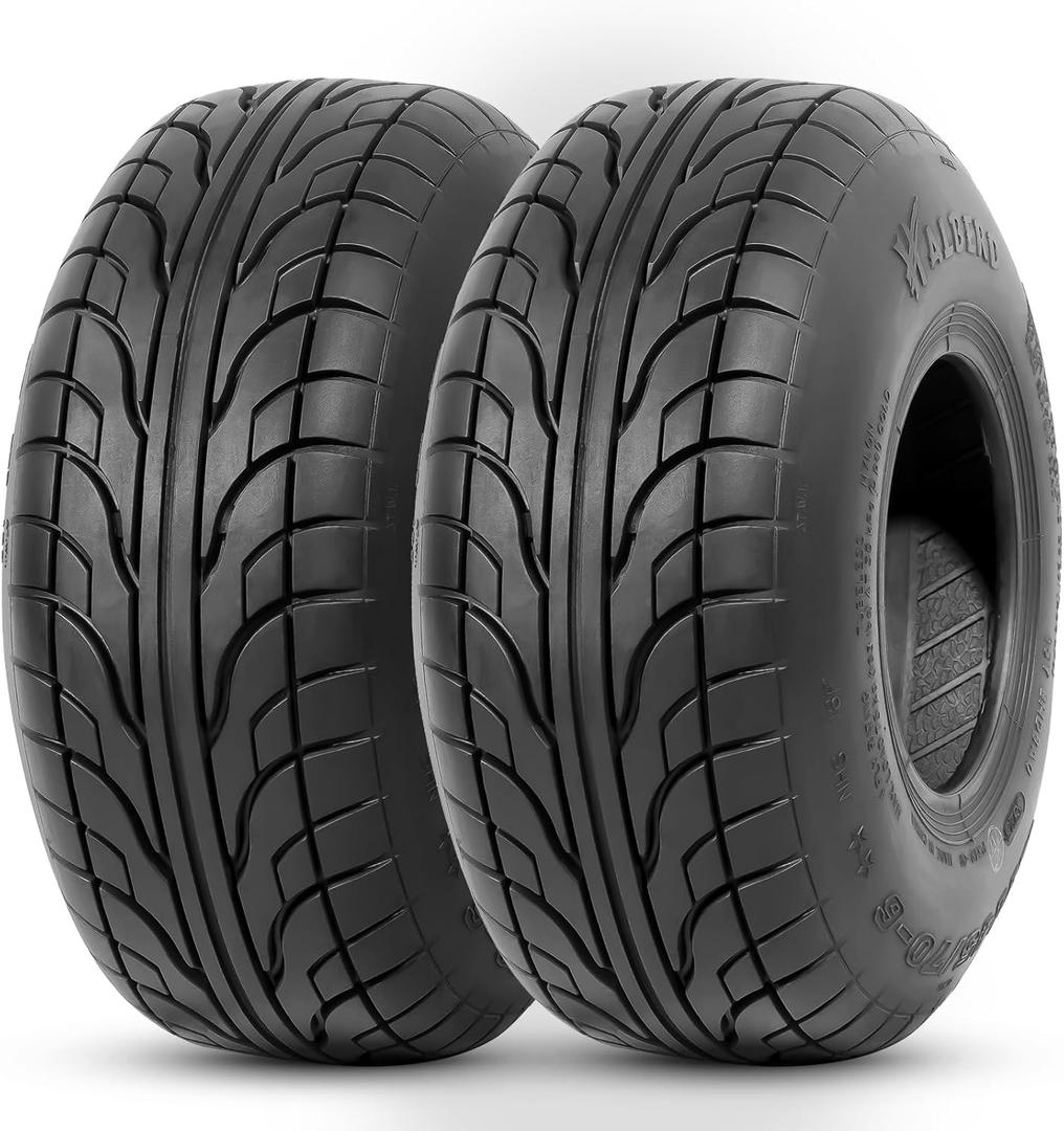 HALBERD 145/70-6 Go Kart Street Mini Bike ATV Tires, 4 PR 145 70-6 Off-road Tires, Tubeless, Pack of 4, P349
