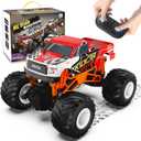 Scientoy Remote Control Car, 20KM/H Monster Truck Toys for Ages 5-7, 1:16 Scale All Terrain RC Cars for Boys & Girls Age 4-7, 2.4Ghz Off Road RC Truck, Christmas Birthday Gift for Kids