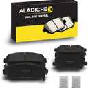 8Pcs Front Rear Ceramic Disc Brake Pads Set Compatible with 2011,2012,2013,2014,2015,2016,2017 Honda Odyssey