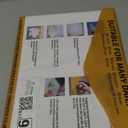 50 Sheets DTF Transfer Film 8.5x11 Inches, Clear Transfer Paper & Sublimation Paper for Inkjet Printer, PET Heat Transfer Paper Direct Print on T-Shirts/Textiles