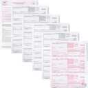 1099 NEC Forms 2024, 50 Pack 3 Part Laser Tax Forms Kit Pack of Federal/State Copy's, 1096's. Great for QuickBooks and Accounting Software, 2024, 1099-NEC 50 Pack