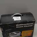 Steam Cleaner for Home, 15s Heat-Up, 1.6L Water Tank, 3-Level Adjustable Handle, Handheld Steam Cleaner for Car Detailing, Dirt, Furniture, Couch, Floor Tile, Bathroom, Bed Bugs, 12Pcs Accessories (White)