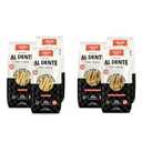 Al Dente Protein Pasta Egg & Roasted Garlic Fettuccine - 30g High Protein in 3.5oz Serving, Lower Carb. Cage-Free Eggs & Semolina. (Previously Carba-Nada) - 10oz Bags (Pack of 6) BB Date 12/18/2026