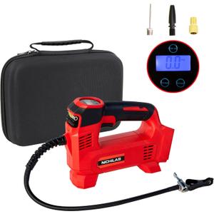 Tire Inflator Compatible with Milwaukee M18 Battery Auto Portable Air Compressor Pump with LCD Screen Fixed Value Setting for Car, Motorcycles, Bikes, Balls (No Battery) (Tire Inflator for Milwaukee)