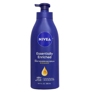 NIVEA Essentially Enriched Dry Skin Body Lotion with Almond Oil Scented - 16.9 fl oz