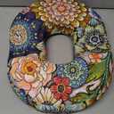 Donut Pillow for Tailbone Pain, Hemorrhoid Pillow for Sitting, Memory Foam Donut Hemorrhoids Seat Cushion for Tailbone Pain Relief & Women Postpartum Pregnancy (Flower02)