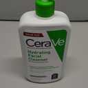 CeraVe Hydrating Facial Cleanser, Moisturizing Face Wash For Dry Skin, Hyaluronic Acid + Ceramides + Glycerin, Hydrating Cleanser For Normal To Dry Skin, National Eczema Association Certified