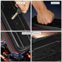 LM BODYCARE Carrying Case for Nintendo Switch 2 (2025), Large Capacity Portable Hard Shell Pouch Carrying Travel Game Bag for Switch 2, with 10 Game Card Slots & Pockets for Console & Accessories