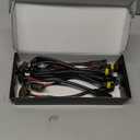 Dickno 4PCS Car Grille Lights, Bright Amber LED Grill Lights with Wiring Harness, Waterproof Front Grill Trim Lamps, Vehicle Exterior Grille Lamps Compatible with F150 F250 F350 (Black+White)