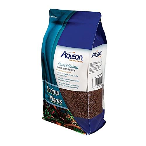 Aqueon Plant and Shrimp Aquarium Substrate, Aqua Soil for Fish Tanks, 20 Pounds (5-Pack)