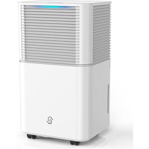 HUMILABS 1500 Sq. Ft Dehumidifiers for Home and Basements,22 Pints Dehumidifiers for Large Room with Auto or Manual Drainage,0.528 Gallon Water Tank,24 Hours Timer,Dry Clothes Mode