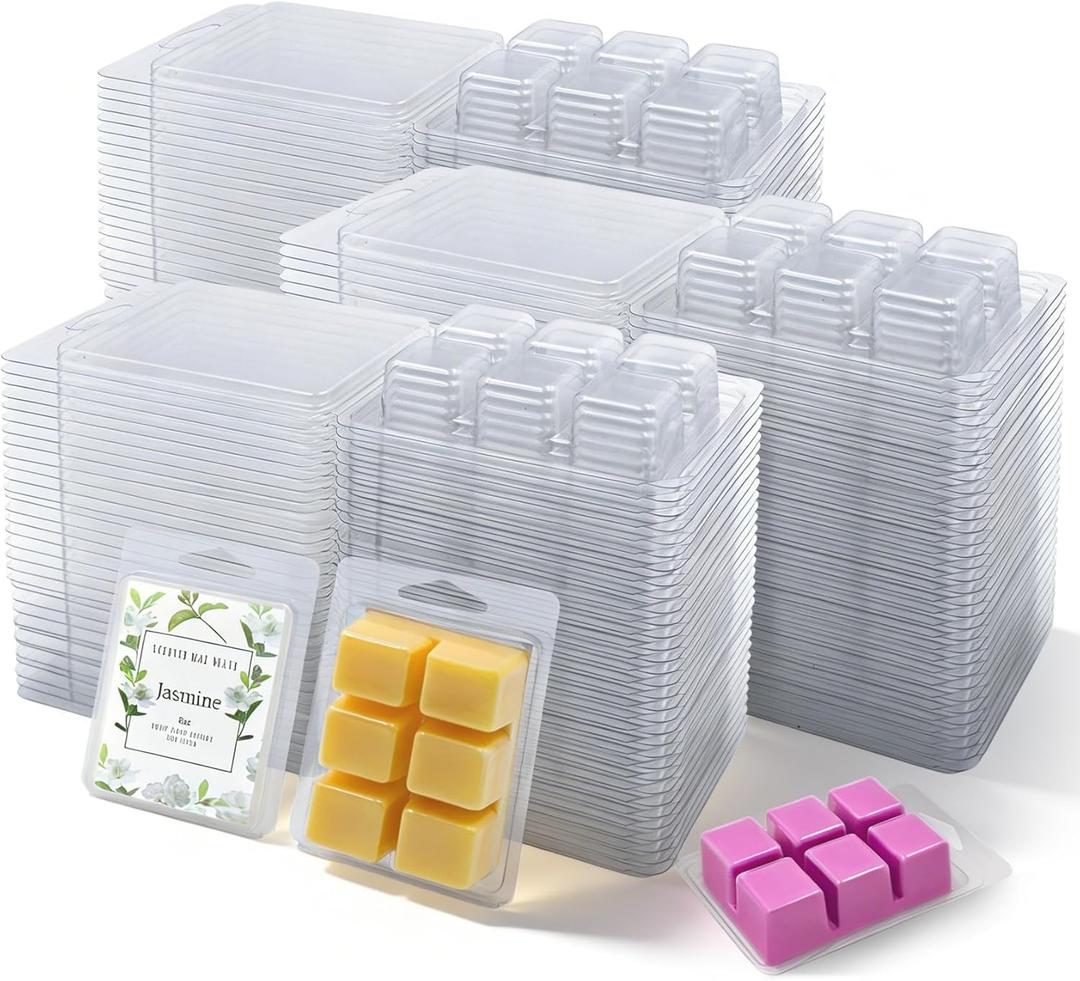 Thickened Wax Melt Molds Containers Clamshells Packaging for Wax Melts,Wax Tart Packaging for Enterprises or Households,Wax Seal Mold,Scentsy Wax Melts,Soy Wax,Wax Melt Warmer (30pcs)