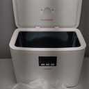 SereneLife Rectangular Towel Warmer Bucket, Large Capacity Blanket and Towel Warmer for Bathroom, Single-Touch Control, Energy-Efficient Design with Auto Shut-Off, 20L Capacity, White (Natural)