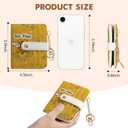 Women Wallet, RFID Blocking Bifold PU Leather Wallet, Small Slim Compact Purse with Clear ID Window & Zipper Coin Pocket, Credit Card Holder for Ladies,1 ID window 8 Card Slots,Bees