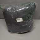 GRT Queen Size Grey Quilted Fitted Mattress Pad, 100% Waterproof Breathable Mattress Protector, Noiseless Hollow Cotton Mattress Topper, Fitted 8"-26" Deep, Dust Proof