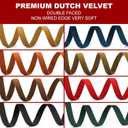 Black Velvet Ribbon Double Faced, 1-1/2 Inch x 20Yd, Great for Christmas, Wedding Decoration, Gift Wrapping and Christmas Tree Ornaments (Black 1-1/2")