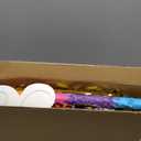 Rainbow Number 6 Pinata with a Blindfold and Bat for Boys Girls 6th Birthday Party, Kids Anniversary Celebration, Fiesta Supplies (16.1 x 10.6 x 3.2 Inches)