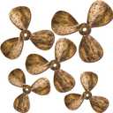 Wesiti 5 Pcs Ship Propeller Wall Decor Nautical Decor for Home Wooden Propeller Wall Art Decorations for Nautical Style Party Supplies