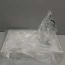 17.5"x12" White Glossy Crocodile Faux Leather Serving Tray Beautiful Modern Elegant Decorative Tray with Handles Ottoman Coffee Table Perfume Display Makeup for All Occasion's