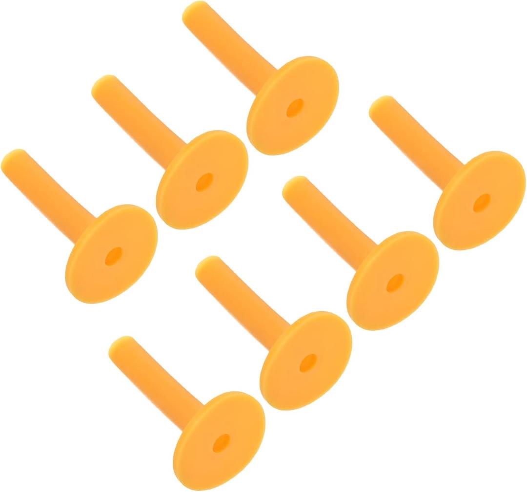 PATIKIL Rubber Golf Tee, Tall Training Driving Range Tee Stable Ball Holder for Outdoor Indoor Hitting Mat (3.4 Inch, Yellow)