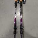 Trekking Poles 2 Pack Lightweight Aluminum Collapsible Adjustable Antishock Quick Lock Grip for Hiking and Walking