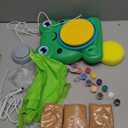 Pottery Wheel for Kids - Complete Pottery Painting Kit Arts and Crafts for Kids Ages 8-12 with 3 Pack Air Dry Clay Art Supplies Toys for Girls Boy Birthday Gift for 6 7 8 9 10 11 12+ (Green)