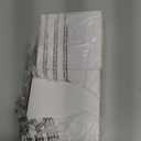 PATIKIL Leopard Print Rhinestone Sticky Note Dispenser, 2Pcs 3x3 Sticky Note Holder Acrylic Posted Notes Memo Note Container Dispenser for Sticky Notes Office Home Store Kitchen, White