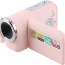 Yunseity Kids Video Camera for Girls Boys, D22 16MP 1080P Kids Camera Camcorder with 2 Inch Color Display, 16X Digital Zoom, Vlogging Video Camcorder for Childrens Toy Gift (Roseate)
