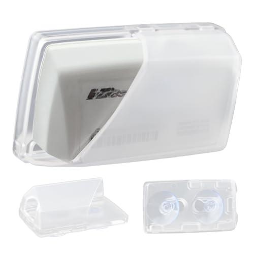 Ranjaner EZ Pass Holder for Windshield, Ezpass Mount Holder with Strong Suction Cups, Durable Toll Pass Transponder Holders for EZ Pass Mini/iPass, Easy to Install Remove (1)