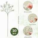 Roberly 30 Pcs Babys Breath Artificial Flowers, 22" Fake Gypsophila Flowers with Long Stems Real Touch Faux Greenery Plants DIY Flores Bouquet for Vase Wedding Floral Party Outdoor Garden Home Decor