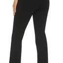 iChosy Women's Ease into Comfort Barely Bootcut Stretch Dress Pants (Blue, M)