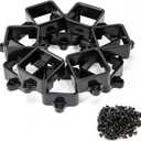 Light Clips for Govee Outdoor Lights H805, Mounting Brackets for Govee (Non-Pro Version H705) Outdoor LED Lights, Install Firmly, Replace 3M Glue, for Govee Permanent Outdoor (12)