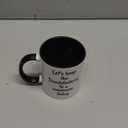 wonwhew YYWUDISHOP - Funny Mug, Lets Keep The Dumbfuckery To A Minimum Today,for Office Friends Men Women, 11oz Ceramic Coffee Mug/Tea Cup