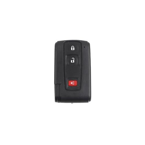 Dasbecan Key Fob Replacement Compatible with Toyota Prius 2004-2009 Keyless Entry Remote Control Replaces MOZB31EG P/N: 2584A-B31EG 89994-47061 3 Buttons 312MHz (Only for Silver Logo)