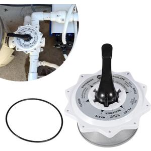 Sunluway 270067 2-Inch Top Valve Assembly Replacement Kit for Hiflow Compatible with Top and Side Mount Multiport Pool/Spa Valve