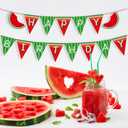 Watermelon Birthday Banner,One In A Melon Banner,Watermelon Party Decorations,One In A Melon Birthday Decorations for Girls,Boys,Kids,Home,Classroom,Baby Shower
