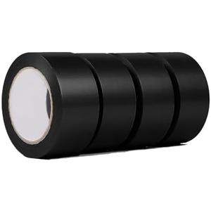 DIYIIRON 4-Pack Black Heavy Duty Duct Tape, 2 inches x 30 Yards, Waterproof,Flexible, No Residue,Tear by Hand,Strong Black Gaffers Tape