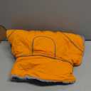 Lelepet Dog Coat Waterproof Dog Jacket Reflective Fleece Vest with Adjustable Buckle & Leash Hole Windproof Cold Weather Coats for Small Medium Large Dogs, Warm Hunting Vest, Orange, L