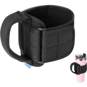 Xxerciz Tumbler Handle for YETI Rambler, Owala, Ozark Trail Travel Mug, Anti Slip Handle Fit for 12Oz - 40Oz Water Bottles, Neoprene Water Bottle Carrier Grip (Exclude Bottle)